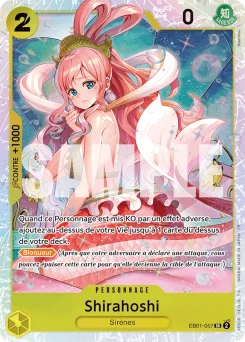 Shirahoshi EB01-057 R1 One Piece Card the Best vol.2