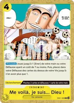 Me voilà, je suis... Dieu ! EB01-060 R1 One Piece Card the Best vol.2