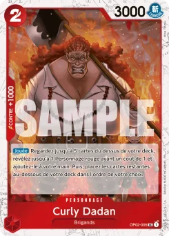 Curly Dadan OP02-005 P1 One Piece Card the Best vol.2