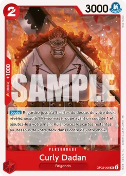 Curly Dadan OP02-005 R1 One Piece Card the Best vol.2