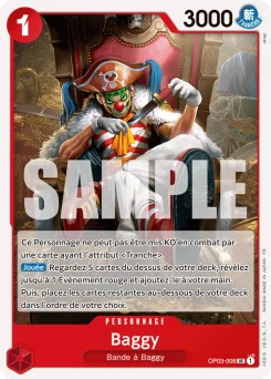 Baggy OP03-008 R1 One Piece Card the Best vol.2