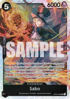 Sabo OP04-083 R1 One Piece Card the Best vol.2