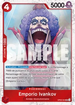 Emporio Ivankov OP05-004 P1 One Piece Card the Best vol.2