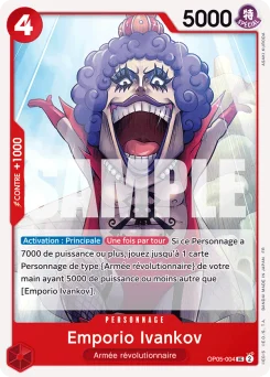 Emporio Ivankov OP05-004 R1 One Piece Card the Best vol.2