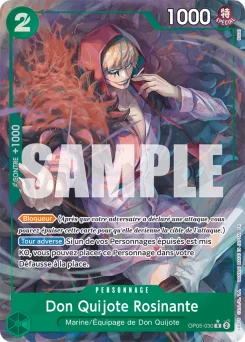 Don Quijote Rosinante OP05-030 P1 One Piece Card the Best vol.2