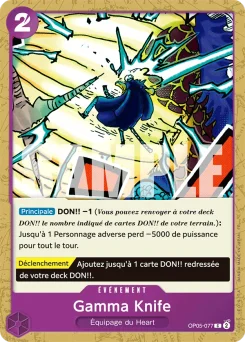 Gamma Knife OP05-077 R1 One Piece Card the Best vol.2