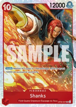 Shanks OP06-007 R1 One Piece Card the Best vol.2