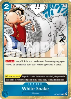 White Snake OP06-059 P1 One Piece Card the Best vol.2