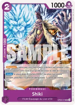 Shiki OP06-073 R1 One Piece Card the Best vol.2