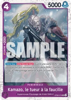Kamazo, le tueur à la faucille OP06-076 P3 One Piece Card the Best vol.2
