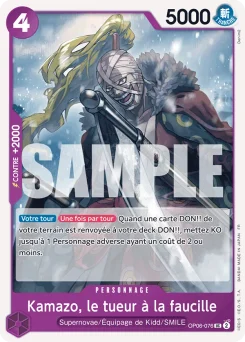 Kamazo, le tueur à la faucille OP06-076 R1 One Piece Card the Best vol.2