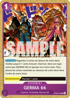 GERMA 66 OP06-078 R1 One Piece Card the Best vol.2