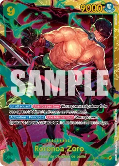 Roronoa Zoro OP06-118 R1 One Piece Card the Best vol.2