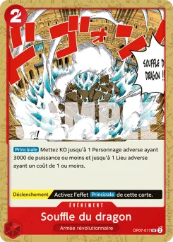 Souffle du dragon OP07-017 R1 One Piece Card the Best vol.2