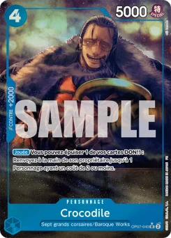 Crocodile OP07-040 P4 One Piece Card the Best vol.2