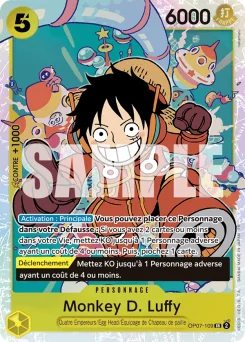 Monkey D. Luffy OP07-109 R1 One Piece Card the Best vol.2