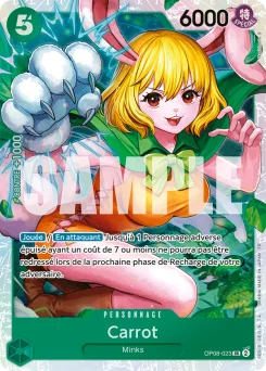 Carrot OP08-023 R1 One Piece Card the Best vol.2