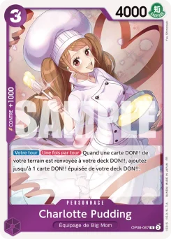 Charlotte Pudding OP08-067 R1 One Piece Card the Best vol.2