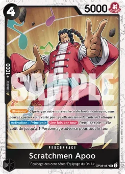 Scratchmen Apoo OP08-087 P1 One Piece Card the Best vol.2