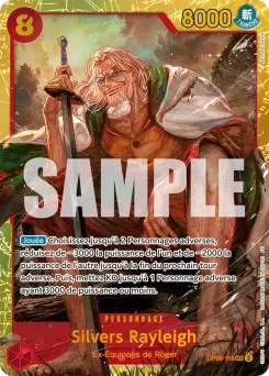 Silvers Rayleigh OP08-118 R1 One Piece Card the Best vol.2