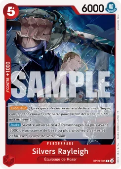 Silvers Rayleigh OP09-005 R1 One Piece Card the Best vol.2