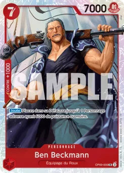 Ben Beckmann OP09-009 R1 One Piece Card the Best vol.2