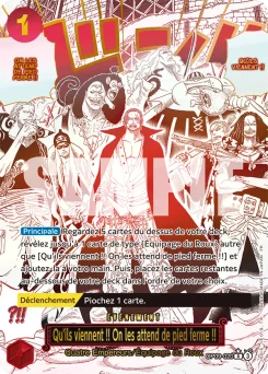 Qu'ils viennent !! On les attend de pied ferme !! OP09-020 P2 One Piece Card the Best vol.2