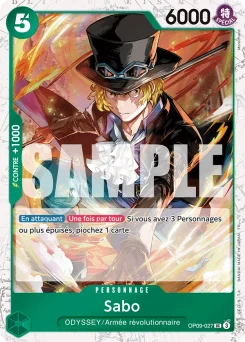 Sabo OP09-027 P1 One Piece Card the Best vol.2