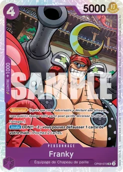 Franky OP09-072 R1 One Piece Card the Best vol.2