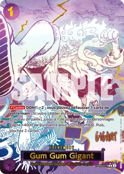 Gum Gum Gigant OP09-078 P2 One Piece Card the Best vol.2
