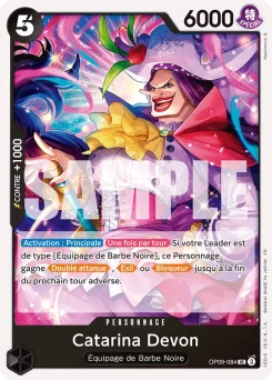 Catarina Devon OP09-084 R1 One Piece Card the Best vol.2