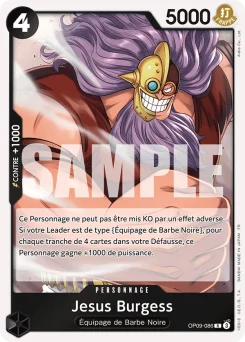 Jesus Burgess OP09-086 R2 One Piece Card the Best vol.2
