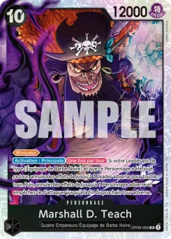 Marshall D. Teach OP09-093 R1 One Piece Card the Best vol.2