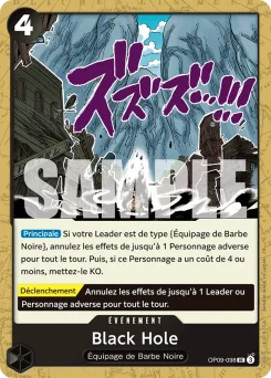 Black Hole OP09-098 R1 One Piece Card the Best vol.2