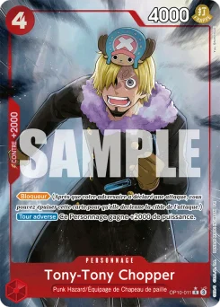 Tony-Tony Chopper OP10-011 P1 One Piece Card the Best vol.2