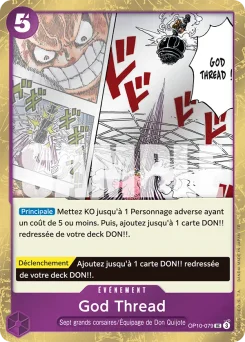 God Thread OP10-079 P1 One Piece Card the Best vol.2