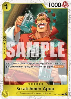 Scratchmen Apoo OP10-108 P1 One Piece Card the Best vol.2
