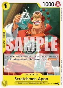 Scratchmen Apoo OP10-108 R1 One Piece Card the Best vol.2