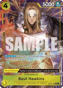 Basil Hawkins OP10-109 P1 One Piece Card the Best vol.2