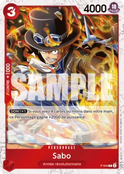 Sabo P-044 P1 One Piece Card the Best vol.2