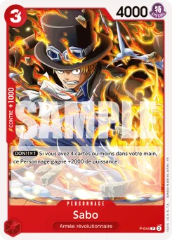 Sabo P-044 R1 One Piece Card the Best vol.2