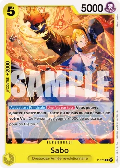 Sabo P-073 R1 One Piece Card the Best vol.2