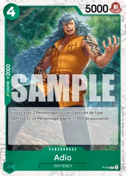 Adio P-078 P1 One Piece Card the Best vol.2