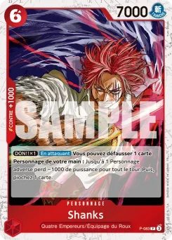 Shanks P-083 P1 One Piece Card the Best vol.2