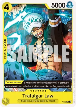 Trafalgar Law P-088 P2 One Piece Card the Best vol.2