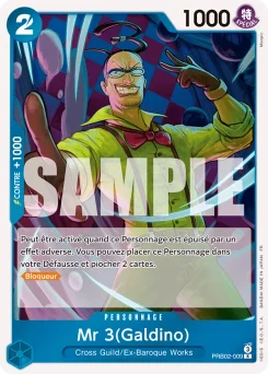 Mr 3(Galdino) PRB02-009 One Piece Card the Best vol.2