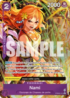Nami PRB02-012 P1 One Piece Card the Best vol.2