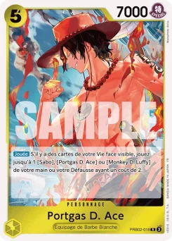 Portgas D. Ace PRB02-018 One Piece Card the Best vol.2