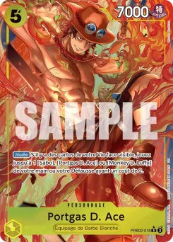 Portgas D. Ace PRB02-018 P1 One Piece Card the Best vol.2