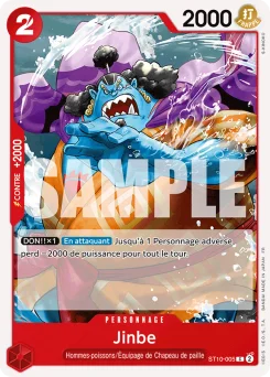 Jinbe ST10-005 R1 One Piece Card the Best vol.2
